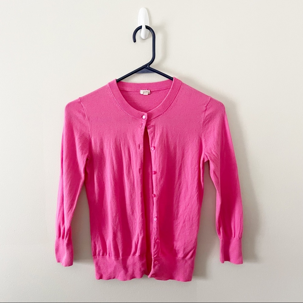 J. Crew Facctory The Clare Cardigan Sweater Cotton